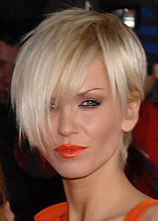 trendy short haircuts. Sarah Harding pixie haircut