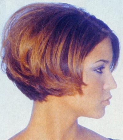 Medium Length Layered Bob Haircut. medium bob hairstyle in thick